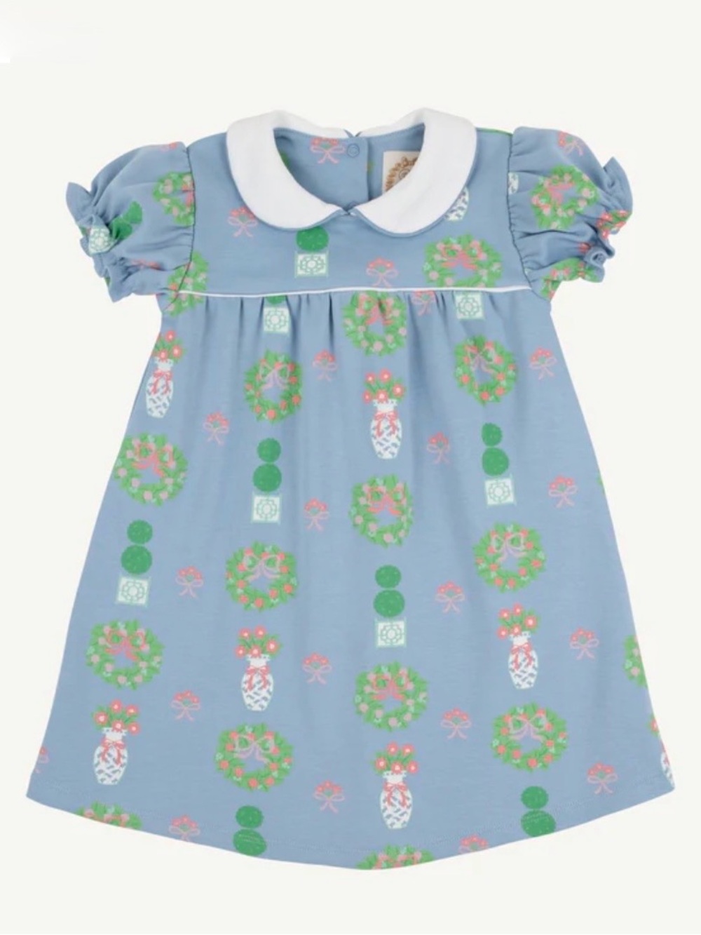 NWT TBBC Blue Toddler Holly Day Dress